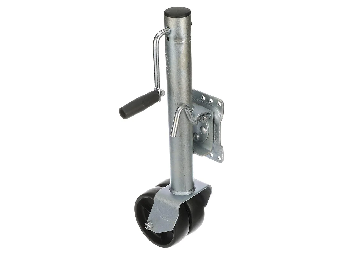 Attwood Fold-Up Trailer Jack - 1500 lb Capacity - Dual Wheel