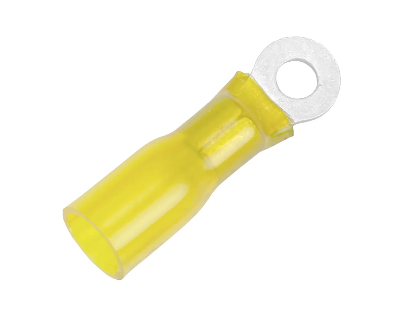 Pacer 12-10 AWG Heat Shrink Ring Terminal - #10 Stud Size - 100 Pack