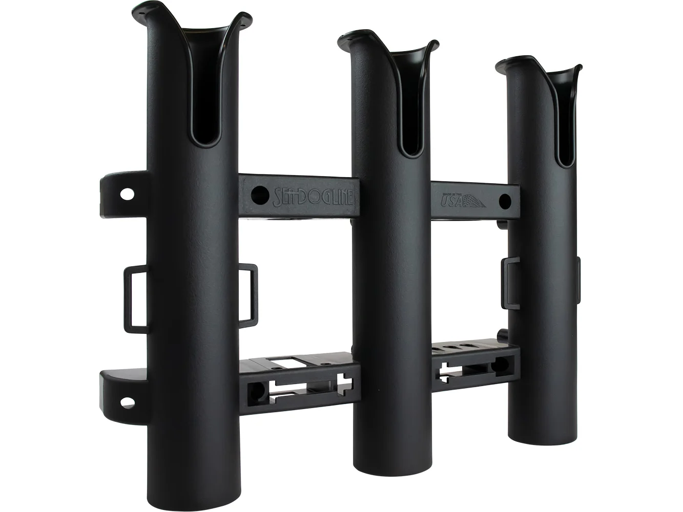 Sea-Dog Triple Threat Three Pole Rod Holder - Black