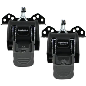 CargoBuckle Universal Ladder Rack Tie-Down System - 2" Retractable Tie-Down - 1 Pair
