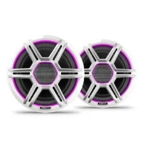 FUSION Apollo 7.7 LED Marine Speakers with Sports White Grilles | 010-02918-11