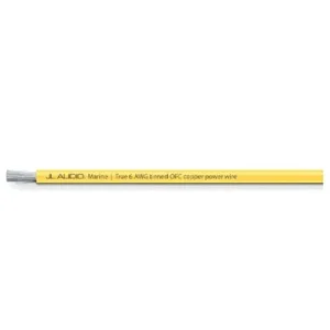 JL AUDIO ABYC Yellow Power Wire, 6 AWG, 200' (XM-YPW6-200) | 010-13459-00