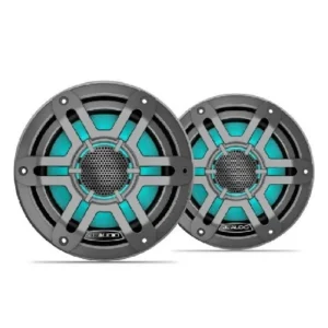 JL AUDIO M200 Marine Speakers - 6.5" with LED and Gray Sport Grille | 010-04753-03