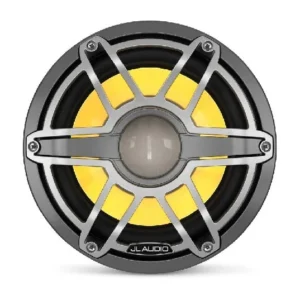 JL AUDIO M6-10W-S-GMTI-4: Marine Subwoofer 10" with LED and Titanium Sport Grille, 4 O | 93647 | 010-03491-00