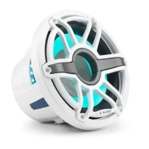 JL AUDIO M6-10W-S-GWGW-I-4: 10" Marine Subwoofer with LED and White Sport Grille, 4 O | 93645 | 010-03489-00