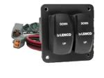 LENCO MARINE DOUBLE ROCKER SWITCH KIT W/72"  PIGTAIL FOR SINGLE ACTUATOR SYSTEMS | 10222-211D