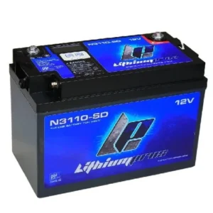 LITHIUM PROS LP Powerpack, 12.8V/110 Ah w/ N2K (Starting/Deep cycle, Grp 31) Bluetooth | N3110-S | N31-12S DROPSHIP FREE FREIGHT