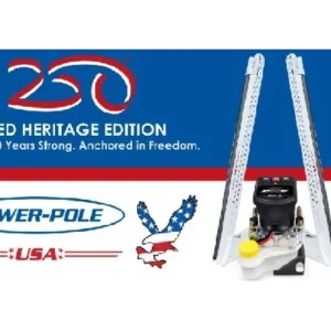 POWER-POLE Heritage Edition Blade One Pump, 8ft, Dual Pole - Red, White, & Blue | PP-2-BLS-8-250E - SHIPPING CHARGES APPLY