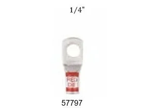 SPECTRO WIRE Tinned Lug Terminal 8 AWG 1/4" STUD SIZE | 57797-10