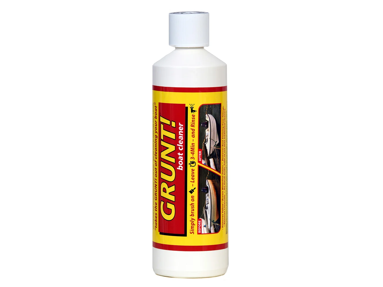 GRUNT! 16oz Boat Cleaner - Removes Waterline & Rust Stains