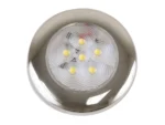 Scandvik B3 Downlight Surface Mount - Cool White - SS Trim - IP67 - 12/24V