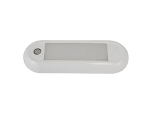 Scandvik 7" Oval Dome Light w/Switch & Dimming - 12/24V