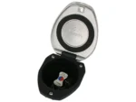 Scandvik Recessed T-Handle Mixing Valve - SS w/Black Cup