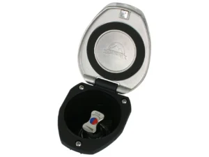 Scandvik Recessed T-Handle Mixing Valve - SS w/Black Cup
