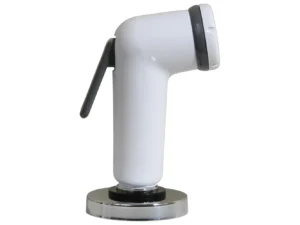 Scandvik Straight Handle Pull Out Sprayer - White w/6' Hose