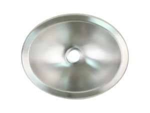 Scandvik Brushed SS Oval Sink - 13.25" x 10.5"