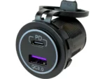 Sea-Dog USB 3.0 & USB-C Power Socket w/Out Light