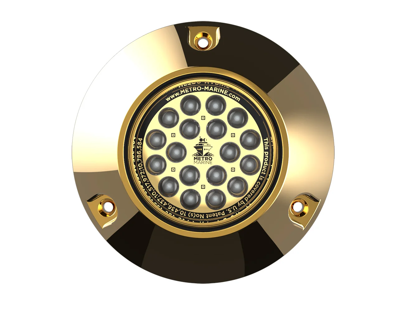 Metro Marine High-Output Submersible Underwater Light w/Intelligent Monochromatic LED's - Blue, 90° Beam