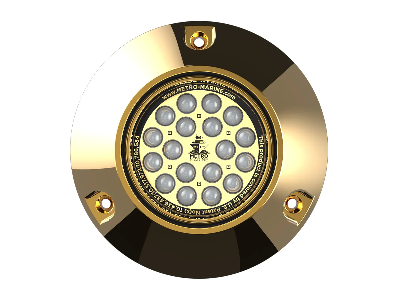 Metro Marine High-Output Submersible Underwater Light w/Intelligent Monochromatic LED's - Green, 45° Beam