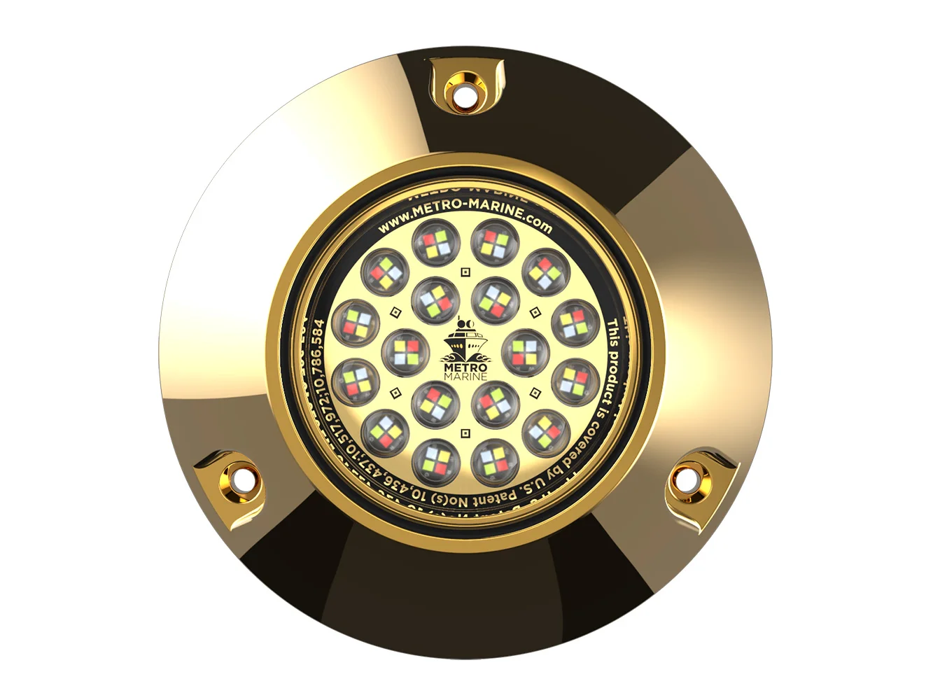 Metro Marine High-Output Submersible Underwater Light w/Intelligent Full Spectrum LED's - RGBW, 90° Beam