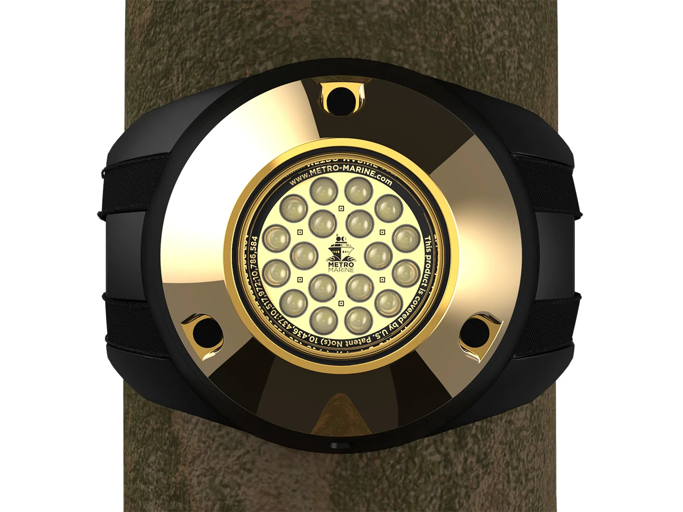 Metro Marine High-Output Piling Mount Underwater Light w/Intelligent Monochromatic LED's - White, 45° Beam