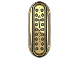Metro Marine High-Output Elongated Vertical Mount Light w/Intelligent Monochromatic LED's - White, 90° Beam
