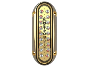 Metro Marine High-Output Elongated Vertical Mount Light w/Intelligent Full Spectrum LED's - RGBW, 45° Beam