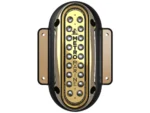 Metro Marine High-Output Vertical Surface Mount Light w/Intelligent Monochromatic LED's - Aqua, 45° Beam