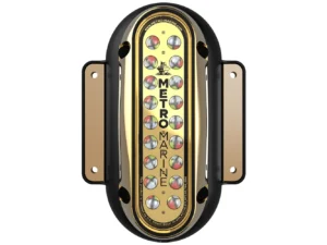 Metro Marine High-Output Vertical Surface Mount Light w/Intelligent Full Spectrum LED's - RGBW, 45° Beam