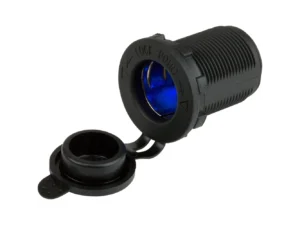 Sea-Dog 12V Power Socket w/Blue LEDs