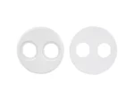 84470Sea-Dog 4" Gauge Power Socket Adapter Mounting Plate - White