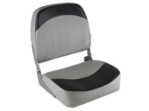 Wise Standard Low-Back Fishing Seat - Grey/Charcoal