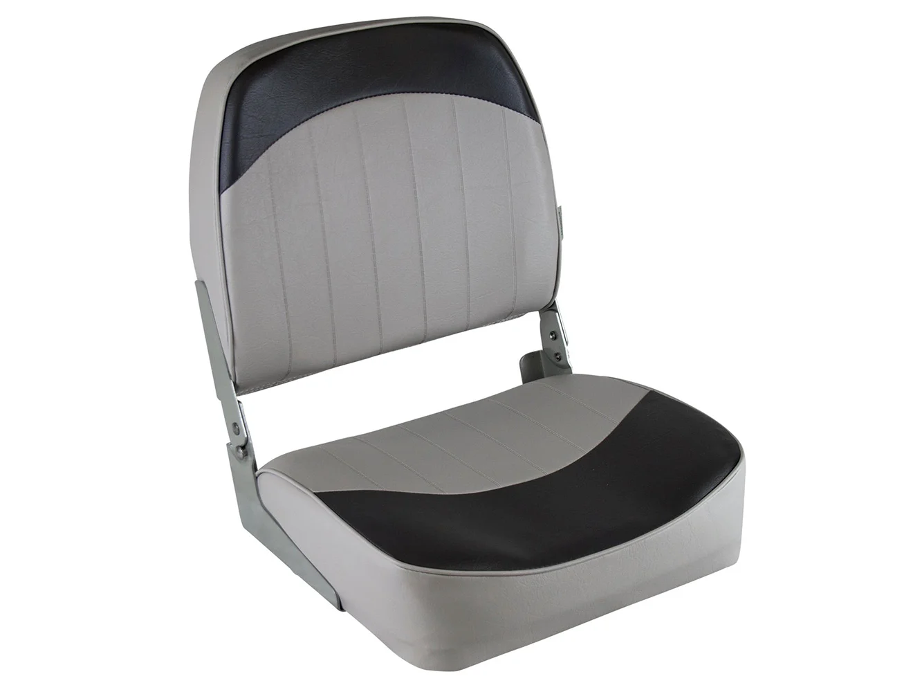 Wise Standard Low-Back Fishing Seat - Grey/Charcoal