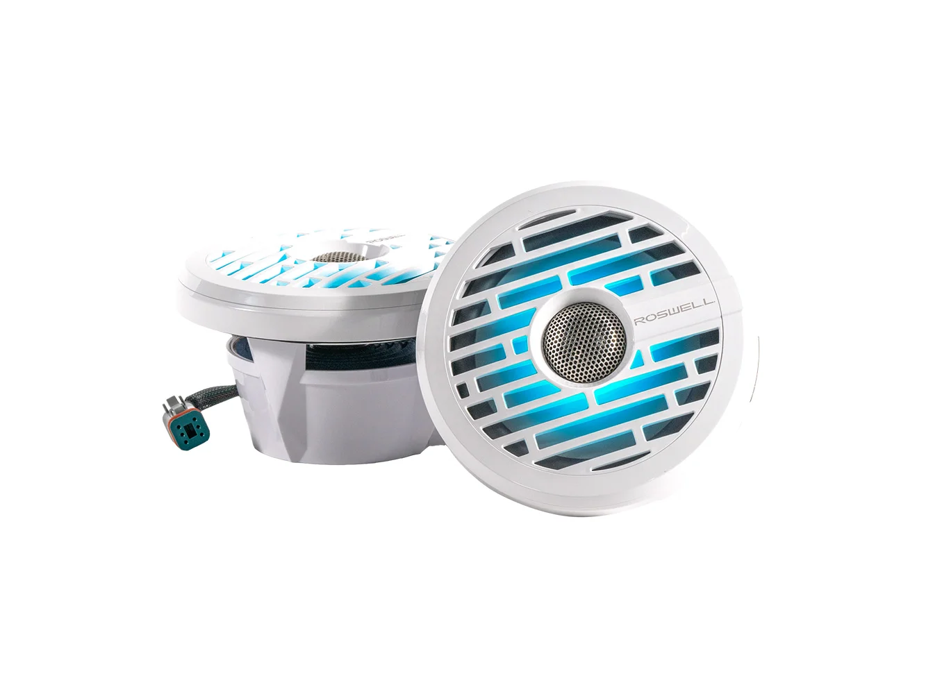 Roswell R1 6.5” Marine Speakers - White - 80W RMS & 160W Peak Power
