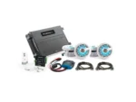 Roswell R1 6.5" Marine Audio Package w/RGB Remote & Controller - White