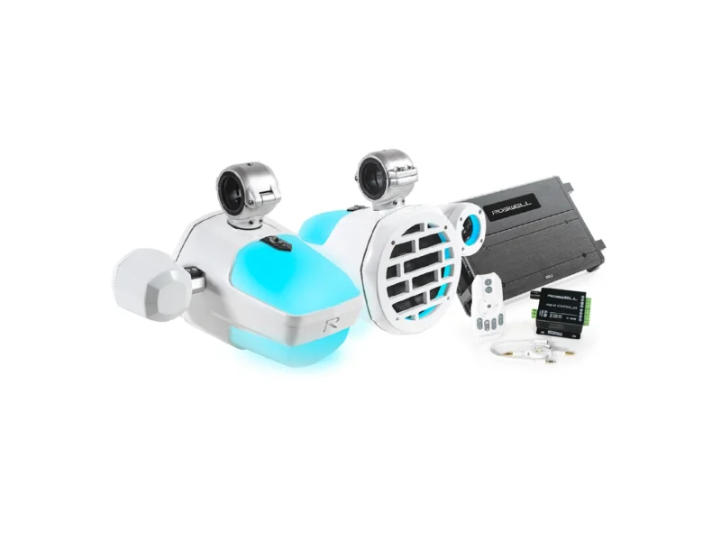Roswell R1 Pro Marine Audio Package - White