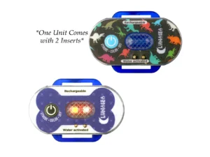 Lunasea Child/Pet Safety Water Activated Strobe Light - Blue Case, Blue Attention Light