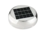 Marinco 3" Day/Night Solar Vent - Stainless Steel