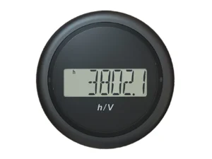 Veratron 52MM (2-1/16") ViewLine Hour Counter-Voltmeter - Black