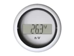 Veratron 52MM (2-1/16") ViewLine Hour Counter-Voltmeter - White