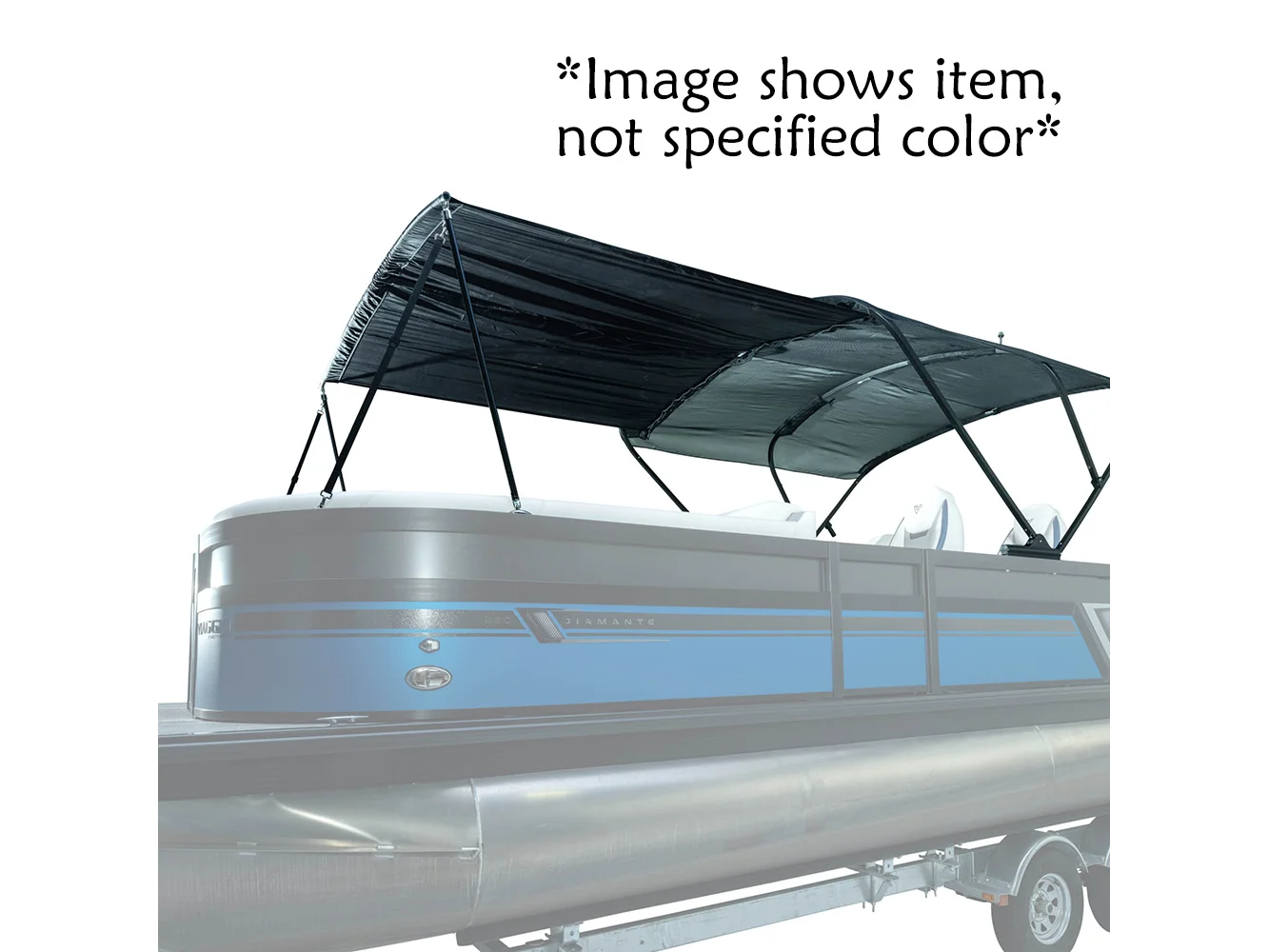 SureShade Bimini Extension f/Power Bimini -7' Chrome Hardware w/Light Sand Canvas