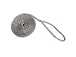 New England Rope 5/8" x 15' Nylon Double Braid Dock Line - Grey