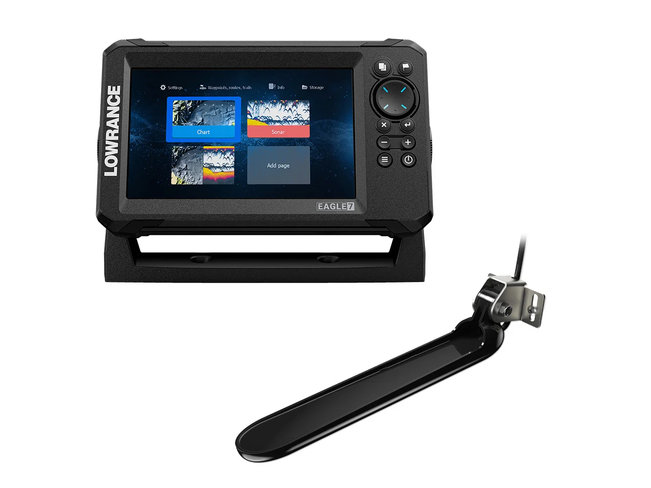 Lowrance Eagle 7 w/TripleShot Transducer & Discover OnBoard Chart
