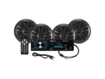 Boss Audio MCBK634B.64 Kit w/MR634UAB, 4 MR6B Speakers, & MRANT10 Antenna
