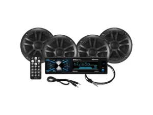 Boss Audio MCBK634B.64 Kit w/MR634UAB, 4 MR6B Speakers, & MRANT10 Antenna