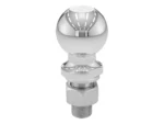 CURT 2-5/16" Trailer Ball - 1" x 2-1/8" Shank - 7,500 lb. Capacity - Chrome