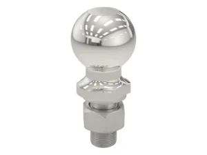 CURT 2-5/16" Trailer Ball - 1" x 2-1/8" Shank - 7,500 lbs - Stainless Steel