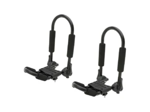 CURT Adjustable Aluminum Roof Rack Kayak Holders