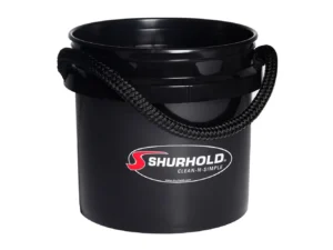 Shurhold World's Best Rope Handle Bucket - 3.5 Gallon - Black