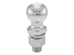 CURT 2" Trailer Ball - 1" x 2-1/8" Shank - 7,500 lbs. - Chrome